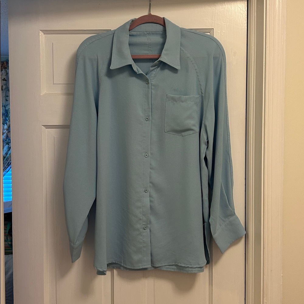 Light Blue Button-Up Shirt